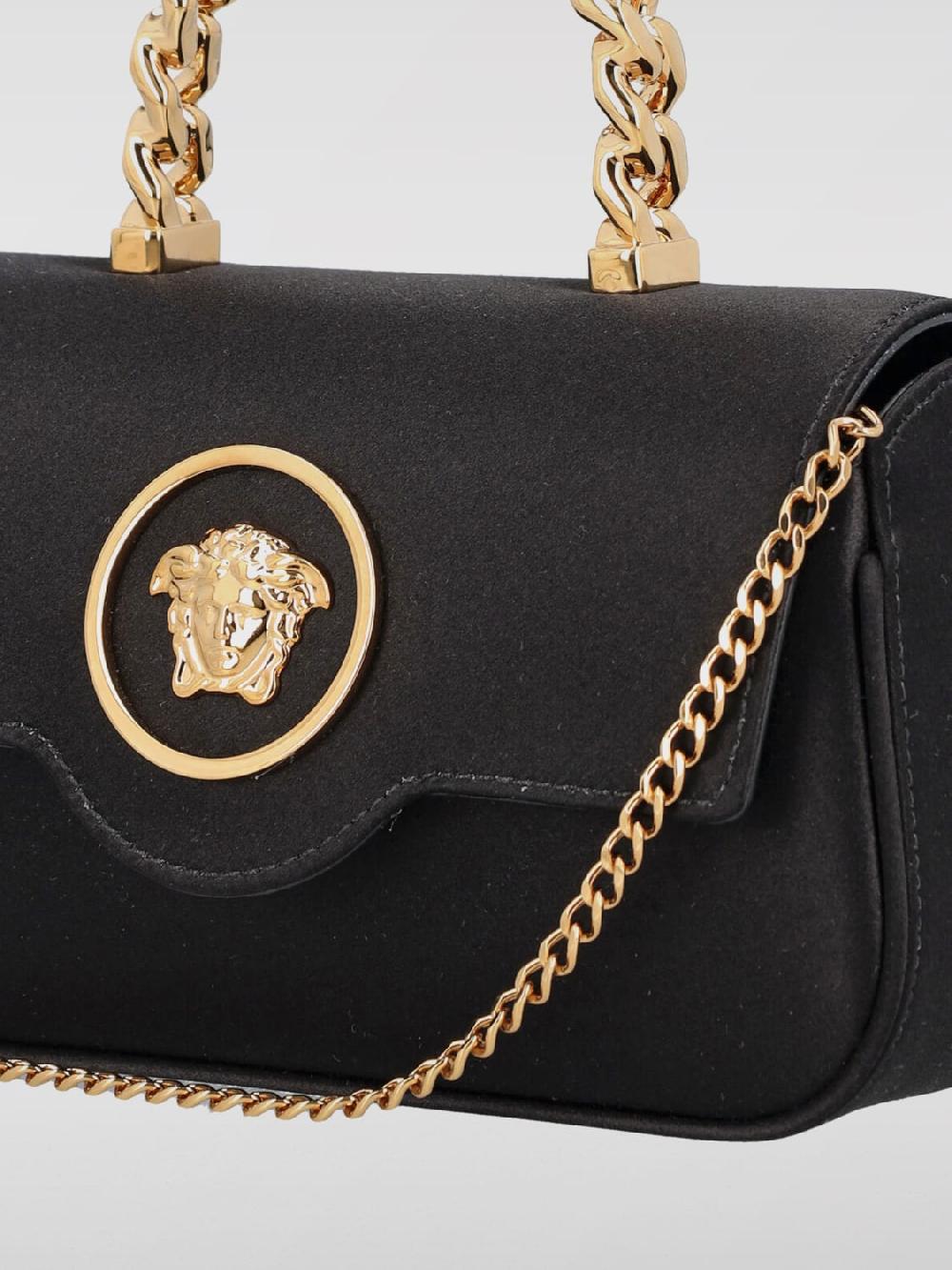 Giglio Borsa A Spalla La Medusa Mini Versace In Raso