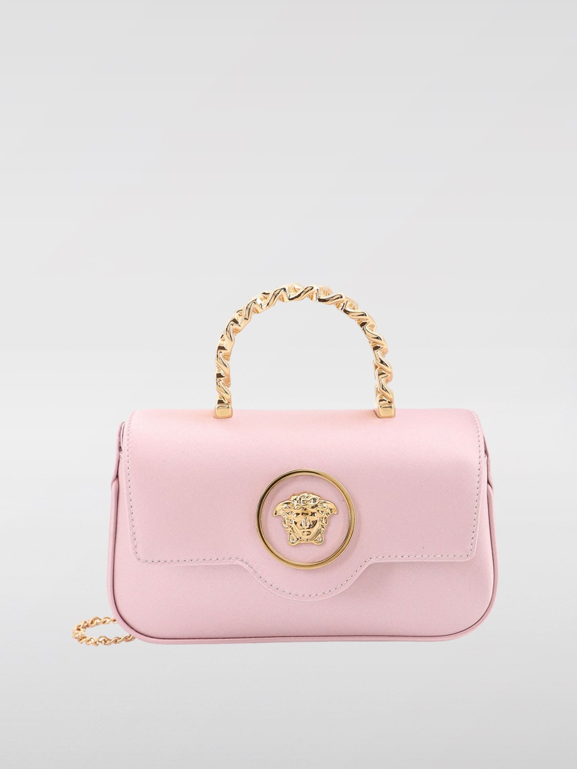 Giglio Borsa a spalla La Medusa mini Versace in raso