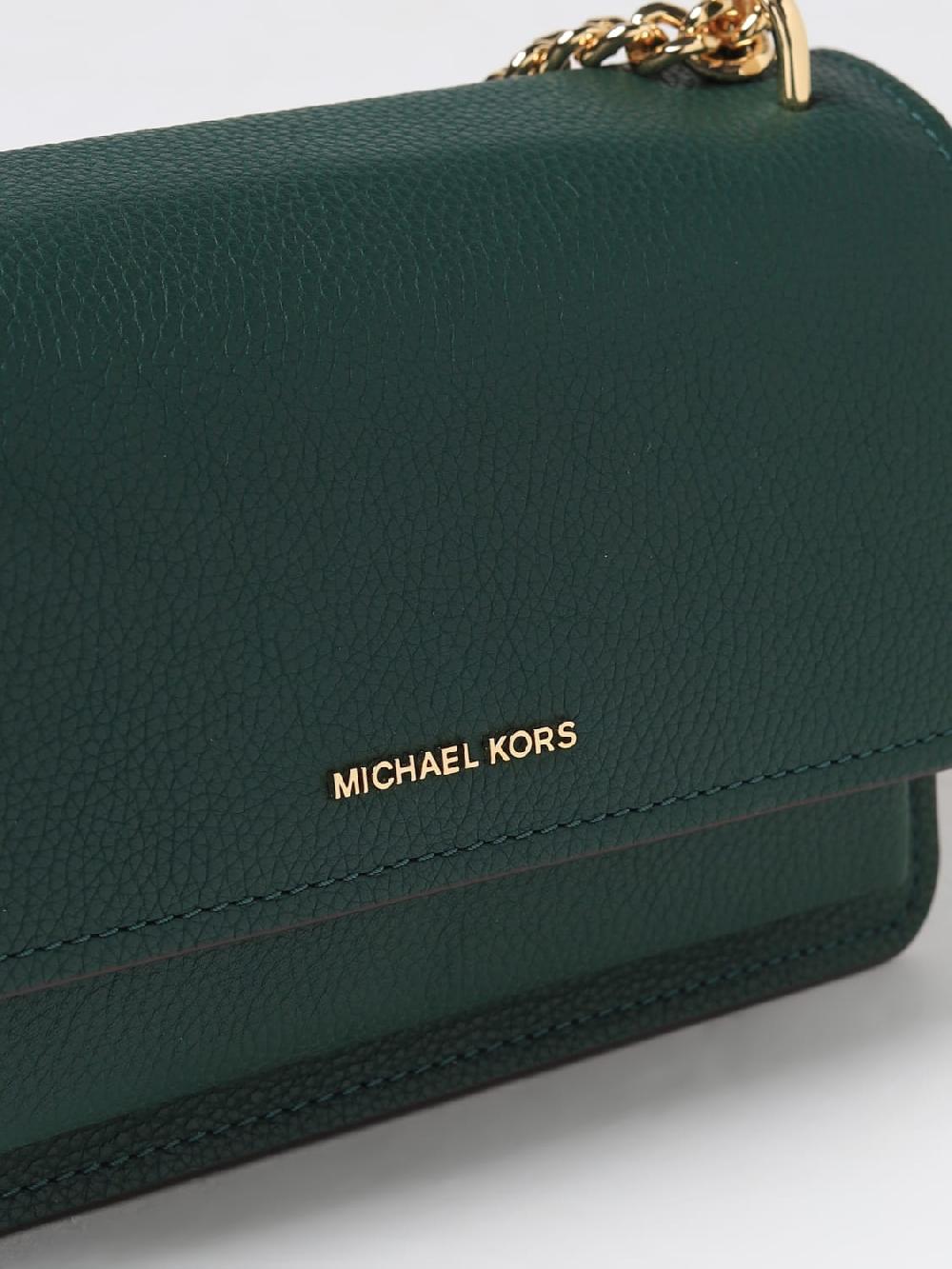 Giglio Borsa A Spalla Michael Kors In Pelle A Grana