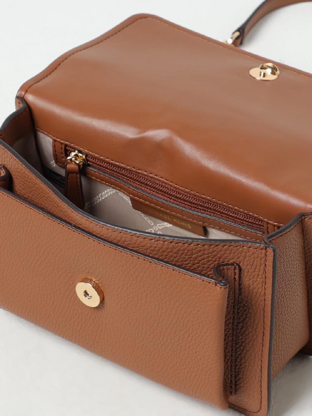 Giglio Borsa A Spalla Michael Kors In Pelle A Grana