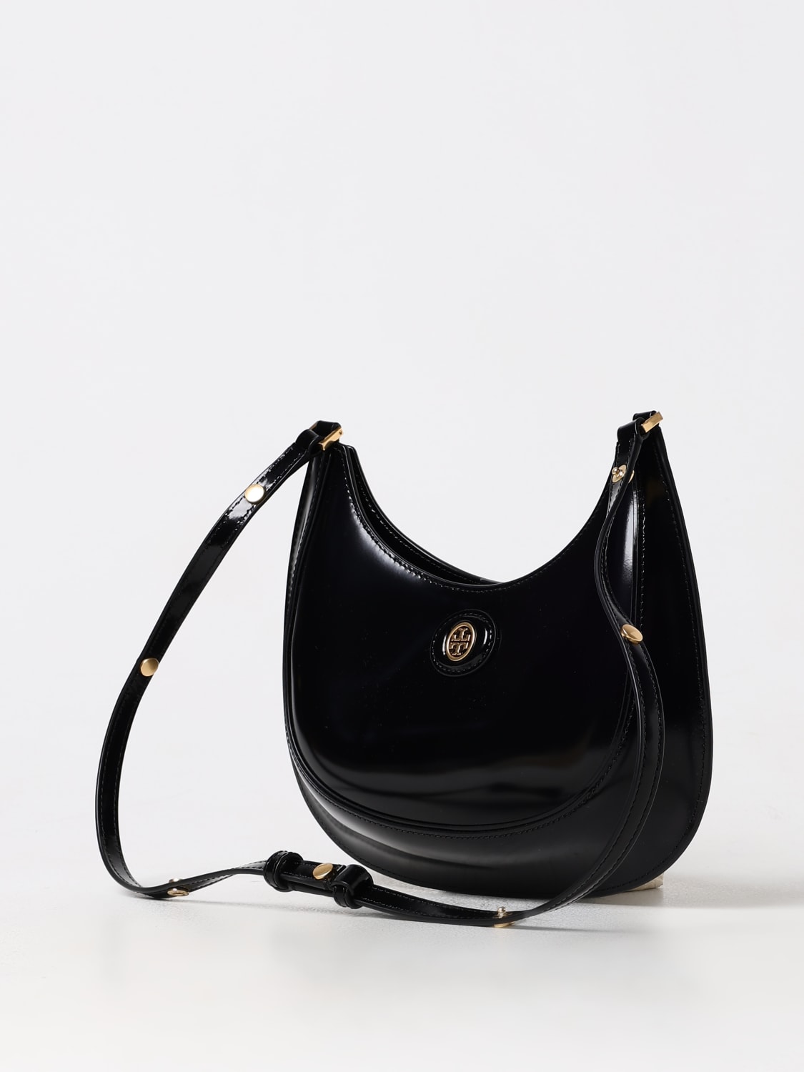 Giglio Borsa A Spalla Tory Burch In Vernice Spazzolata