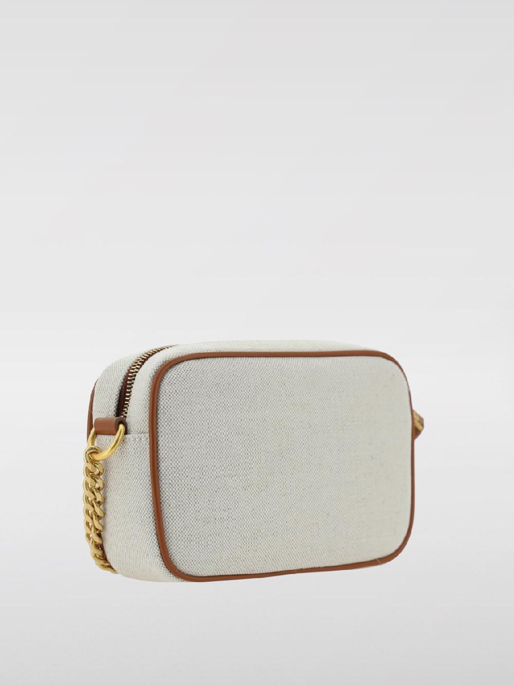 Giglio Borsa A Tracolla B-Army Balmain In Pelle E Cotone
