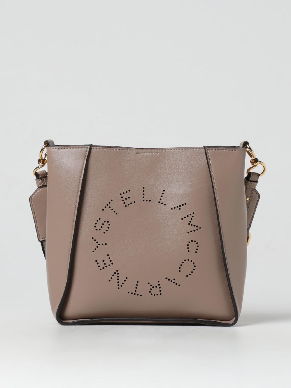 Giglio Borsa a tracolla con logo circolare Stella McCartney
