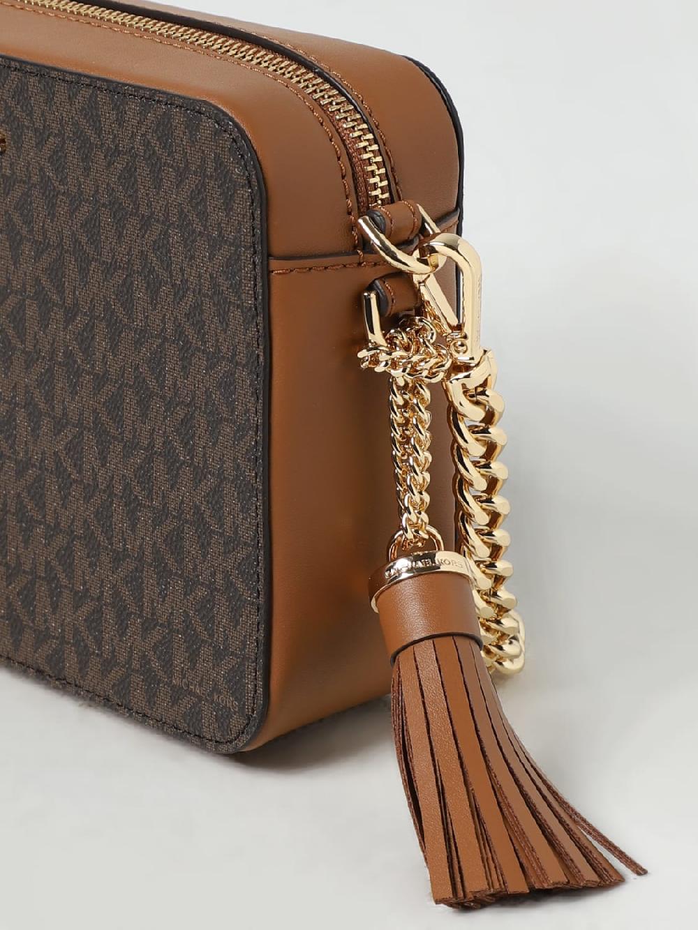 Giglio Borsa A Tracolla Jet Set Media Con Logo Michael Kors