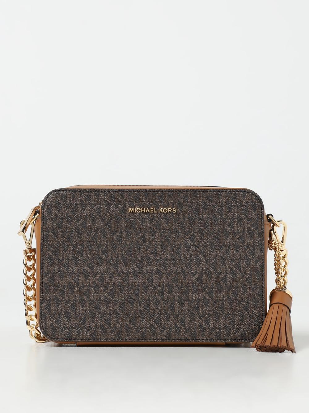 Giglio Borsa a tracolla Jet Set media con logo Michael Kors