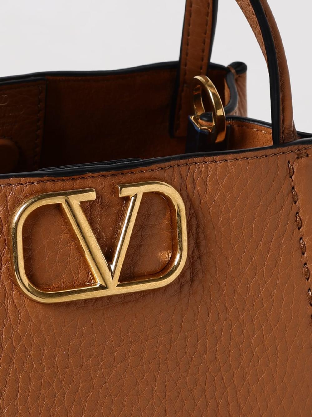 Giglio Borsa All Time Valentino Garavani In Pelle A Grana