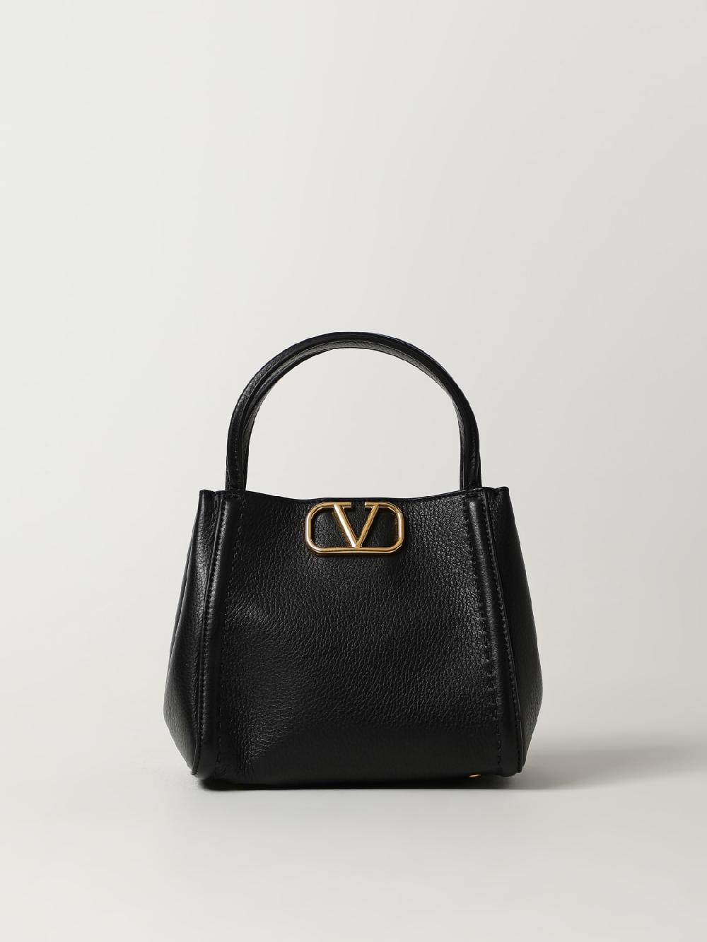 Giglio Borsa All Time Valentino Garavani in pelle a grana