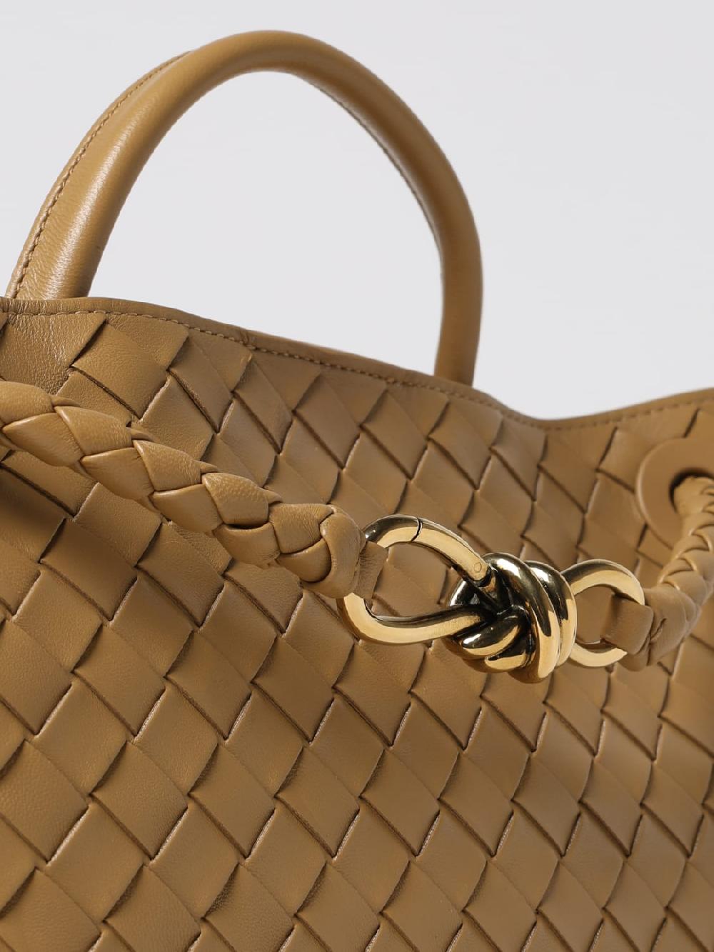 Giglio Borsa Andiamo Bottega Veneta In Nappa Intrecciata