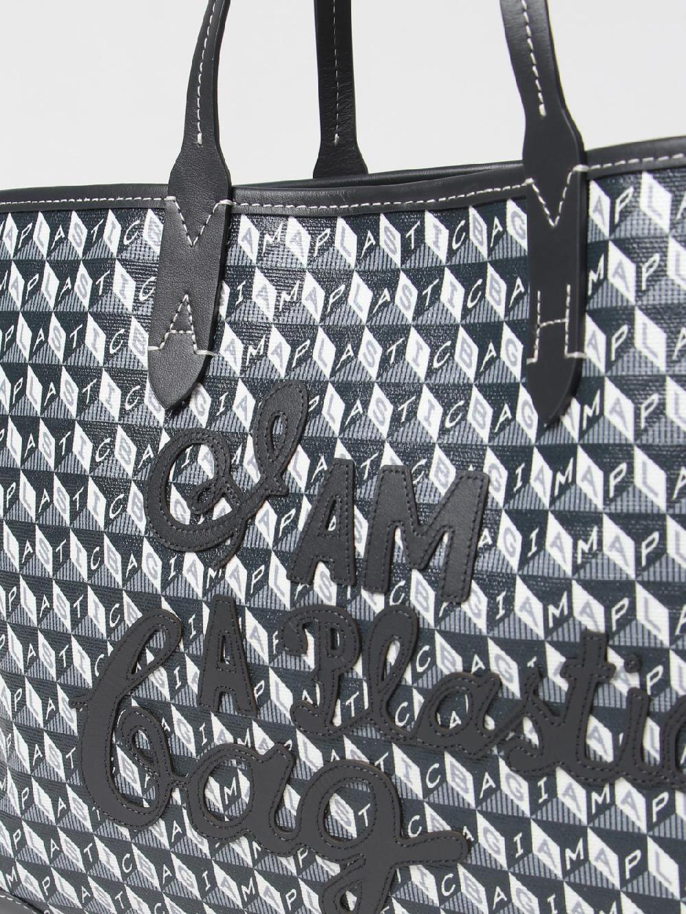 Giglio Borsa Anya Hindmarch In Tessuto Spalmato Stampato