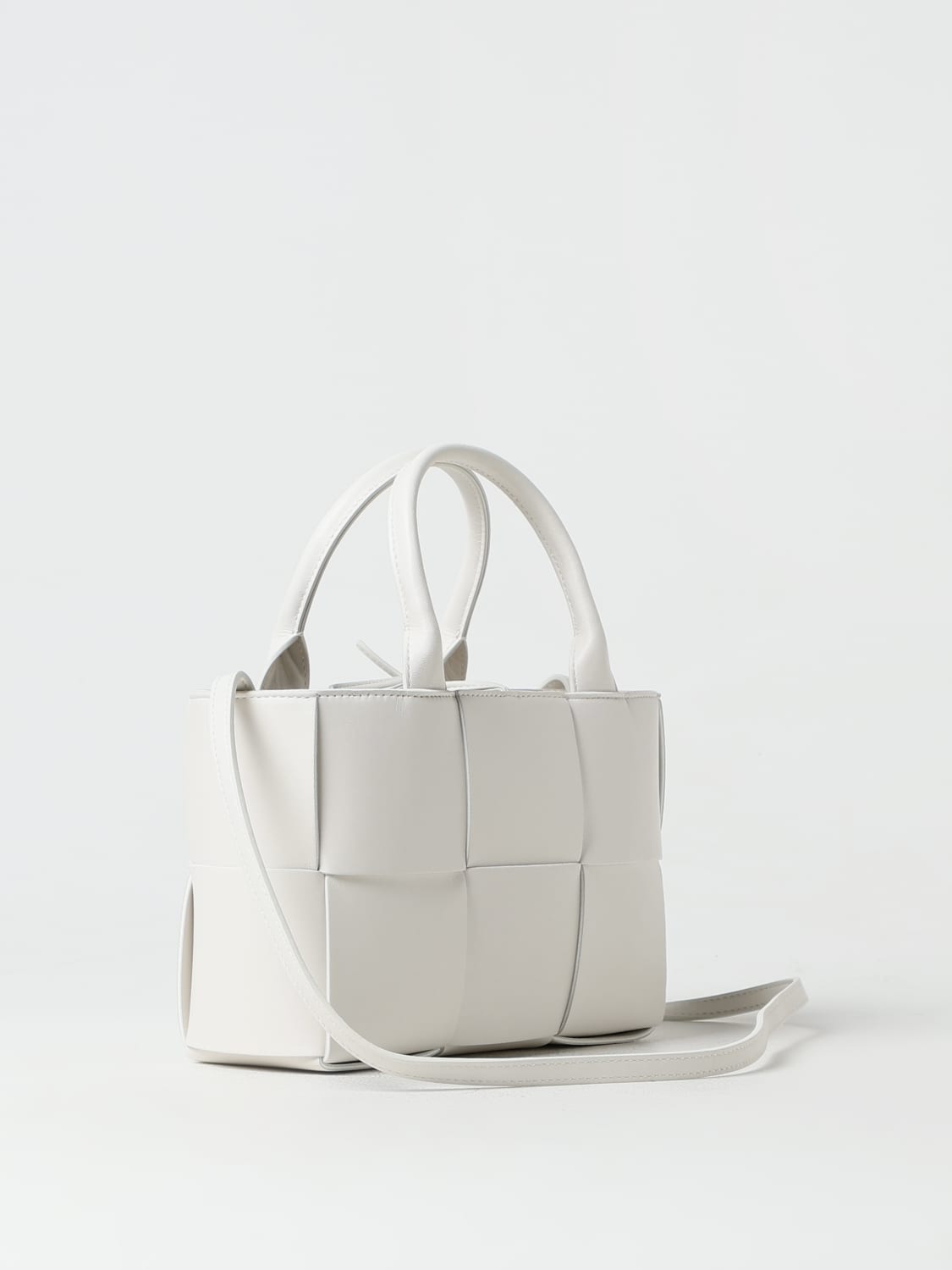 Giglio Borsa Arco Bottega Veneta In Nappa Intrecciata