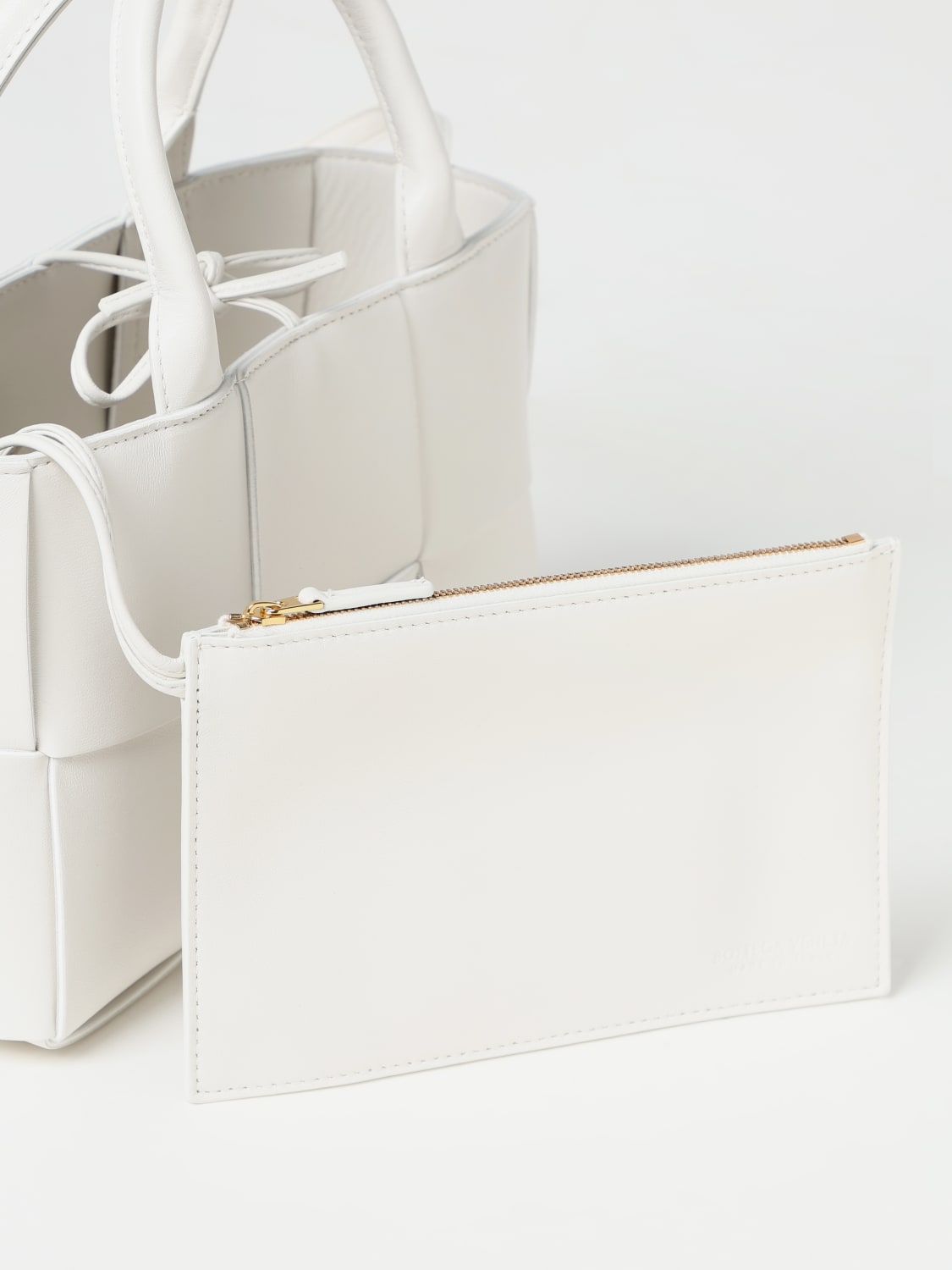 Giglio Borsa Arco Bottega Veneta In Nappa Intrecciata
