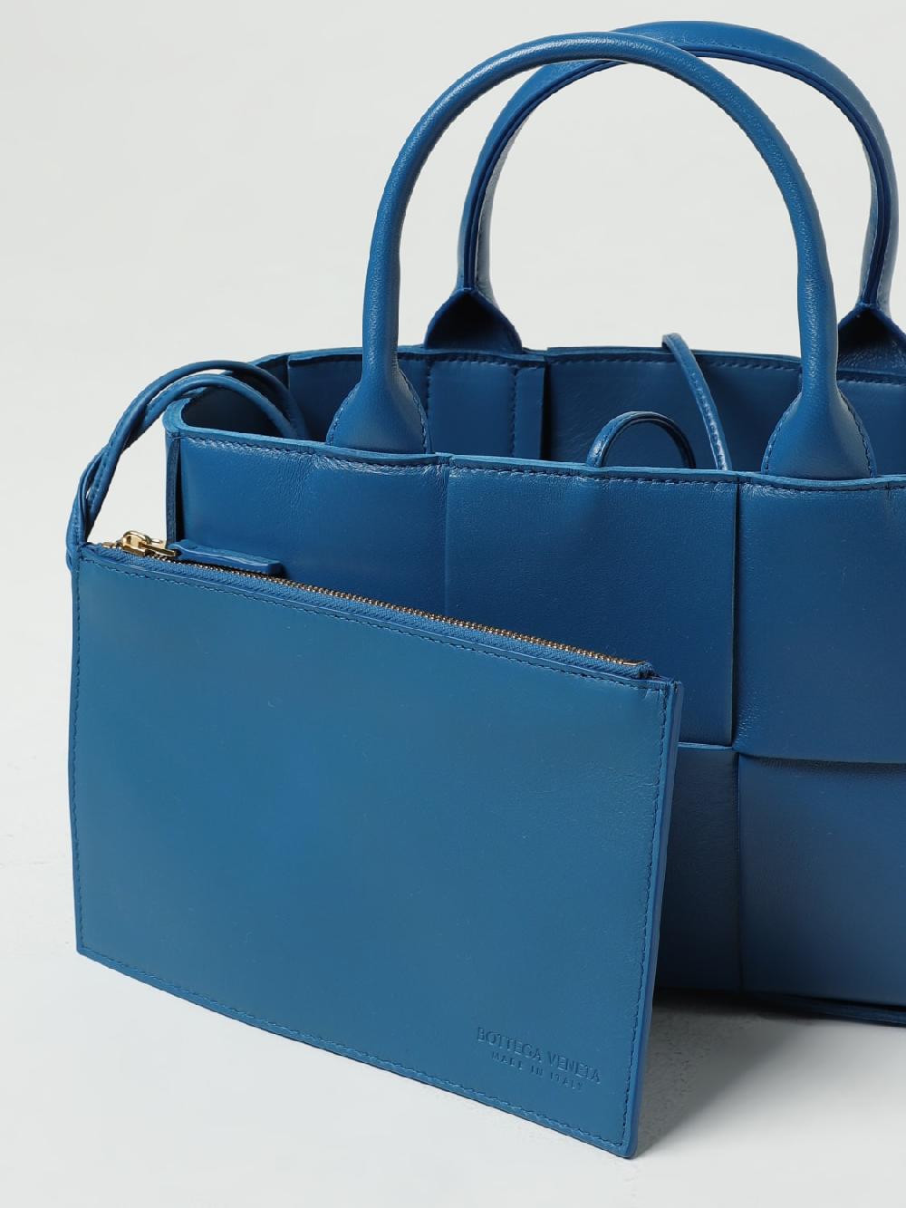 Giglio Borsa Arco Bottega Veneta In Nappa Intrecciata