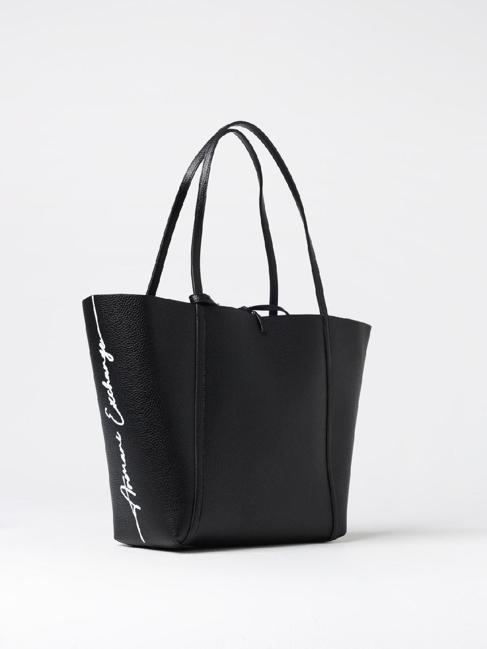 Giglio Borsa Armani Exchange In Pelle Sintetica A Grana