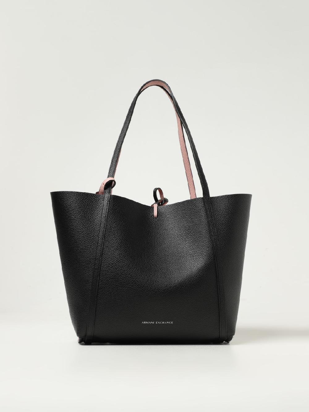 Giglio Borsa Armani Exchange In Pelle Sintetica A Grana