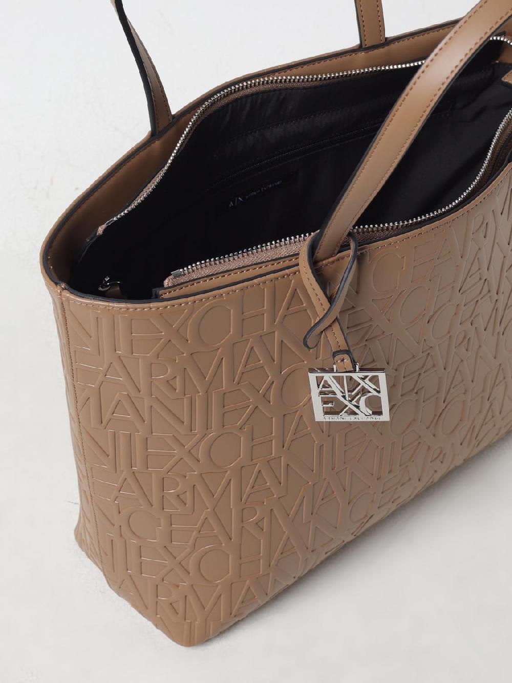 Giglio Borsa Armani Exchange In Pelle Sintetica Embossed