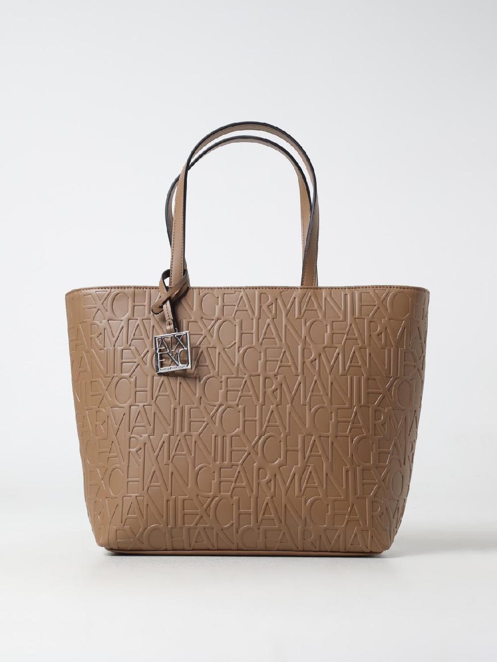 Giglio Borsa Armani Exchange in pelle sintetica embossed