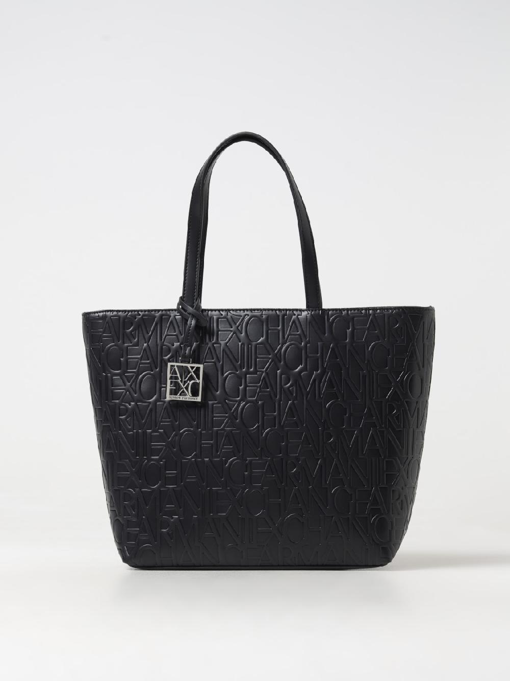 Giglio Borsa Armani Exchange in pelle sintetica embossed
