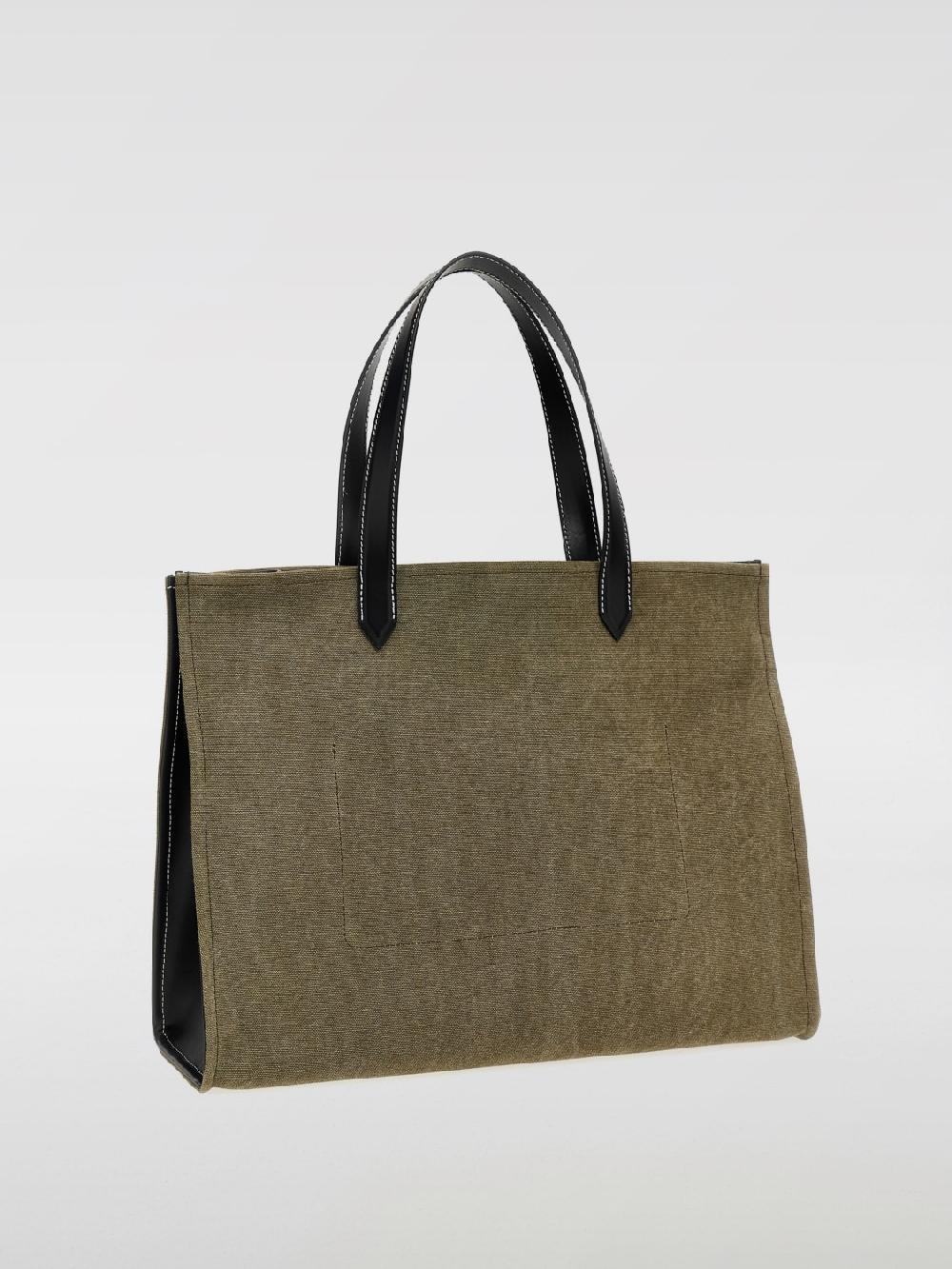 Giglio Borsa B-Army Balmain In Canvas Di Cotone E Pelle