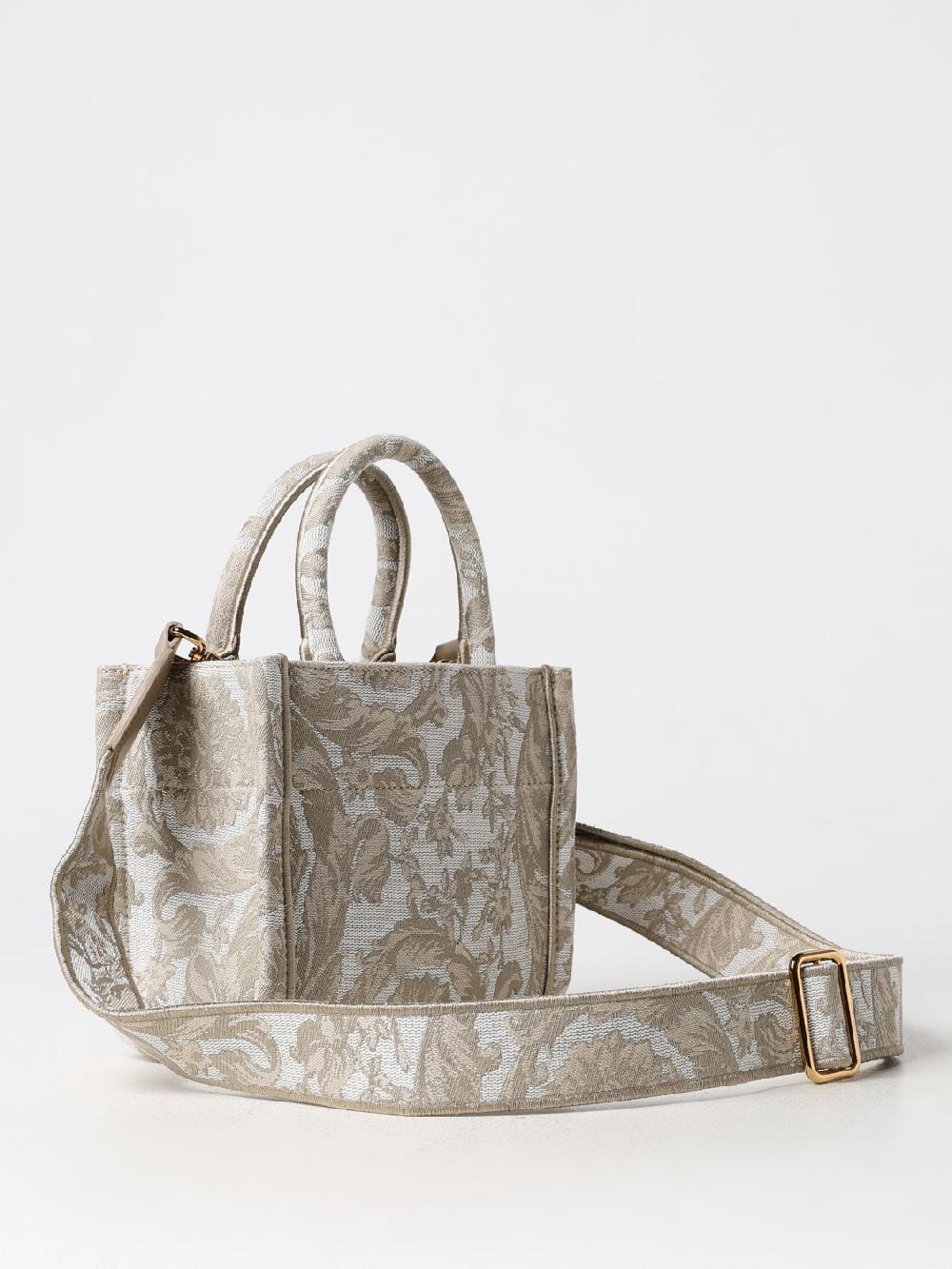 Giglio Borsa Baroque Athena Versace In Cotone Jacquard