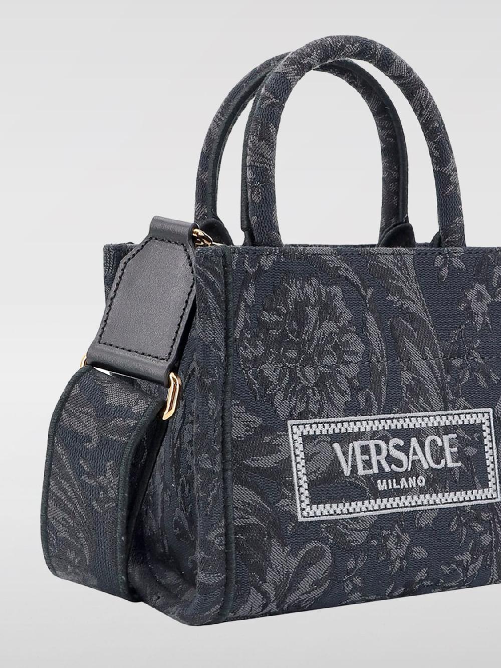 Giglio Borsa Baroque Athena Versace In Cotone Jacquard