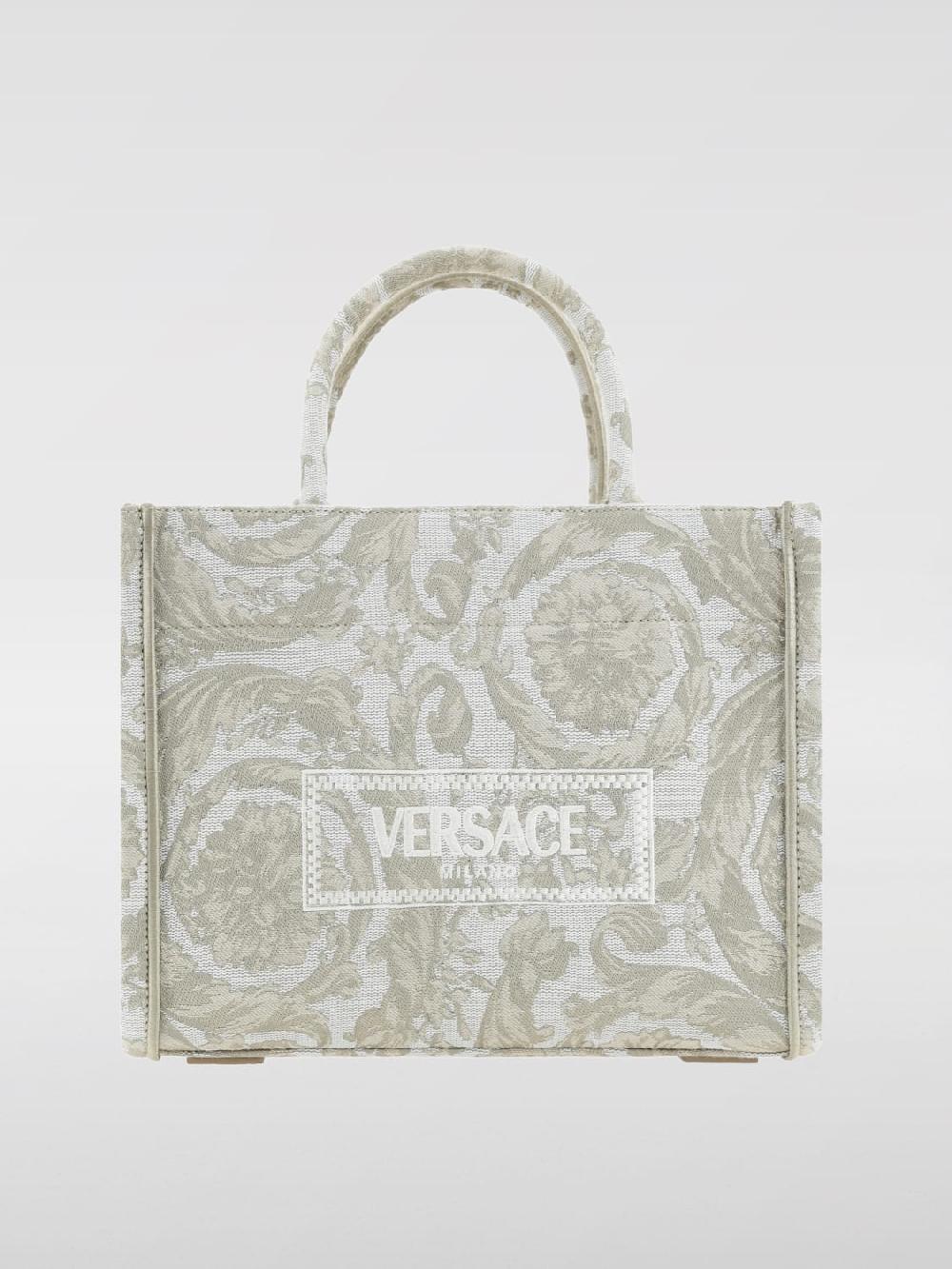 Giglio Borsa Baroque Athena Versace in cotone jacquard