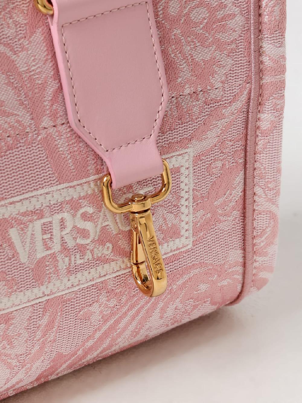 Giglio Borsa Baroque Athena Versace In Cotone Jacquard
