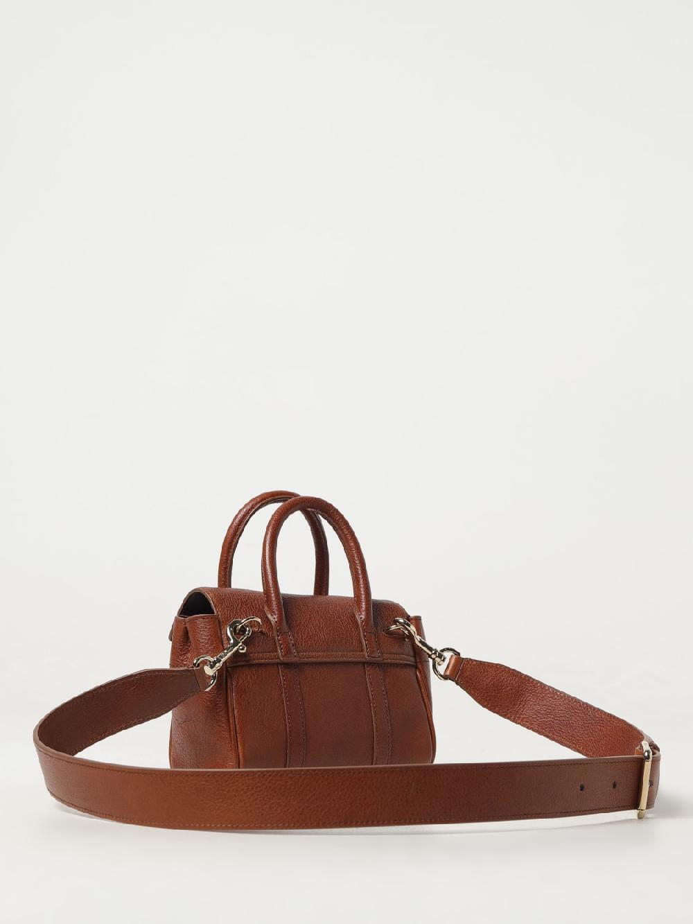 Giglio Borsa Bayswater Mini Mulberry In Pelle A Grana