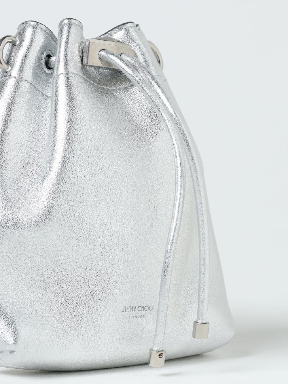 Giglio Borsa Bon Bon Cinch Mini Jimmy Choo In Nappa A Grana Laminata