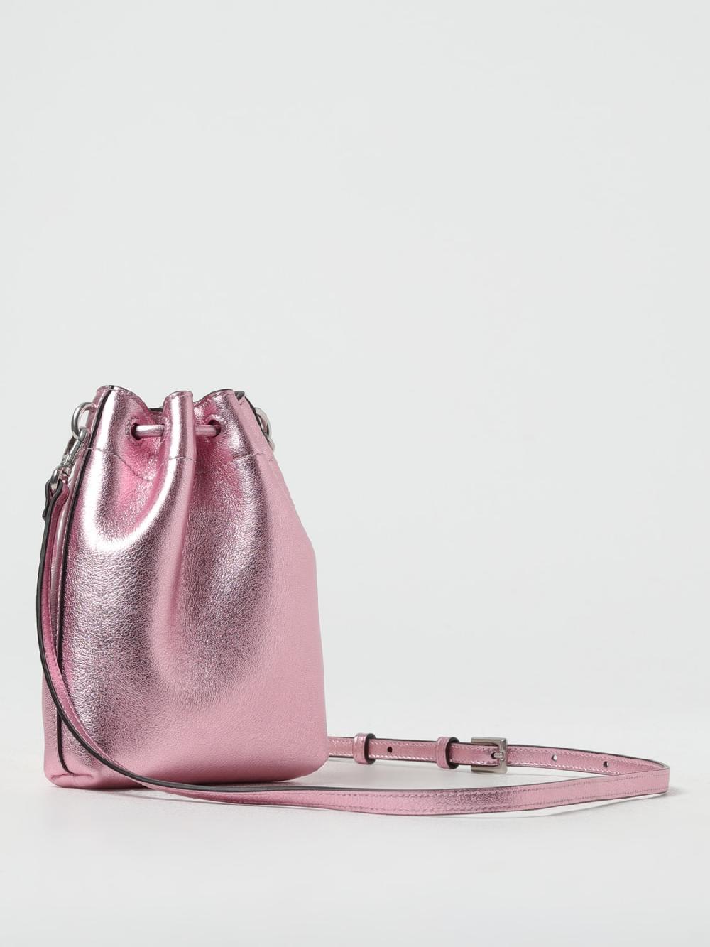 Giglio Borsa Bon Bon Cinch Mini Jimmy Choo In Nappa A Grana Laminata