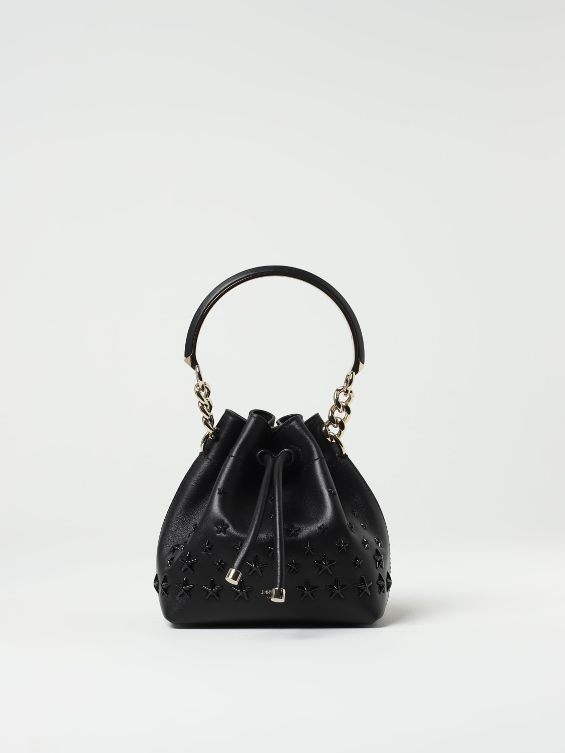 Giglio Borsa Bon Bon Jimmy Choo in pelle con borchie