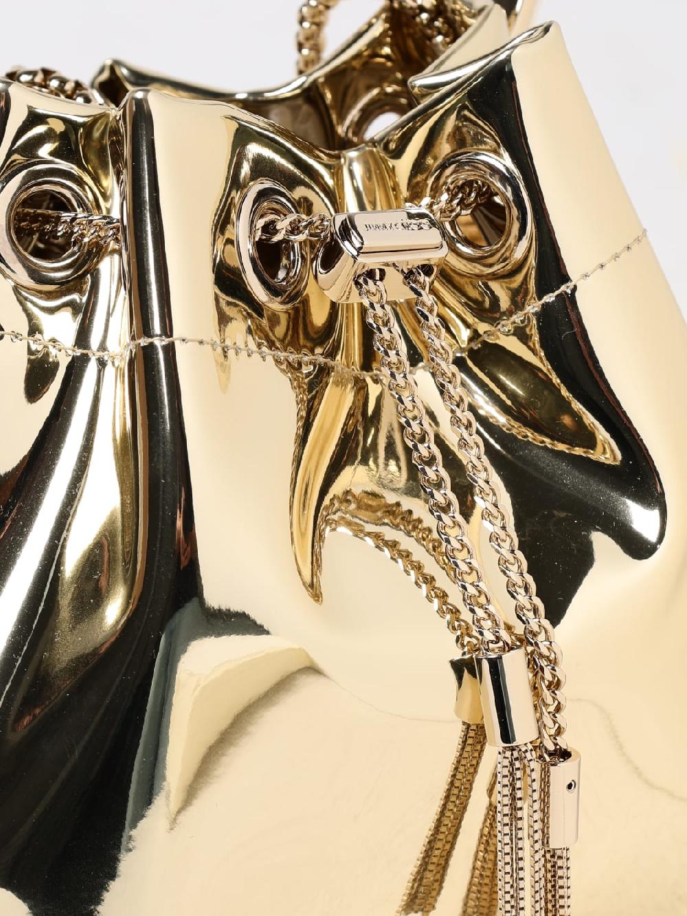 Giglio Borsa Bon Bon Jimmy Choo In Vernice Laminata