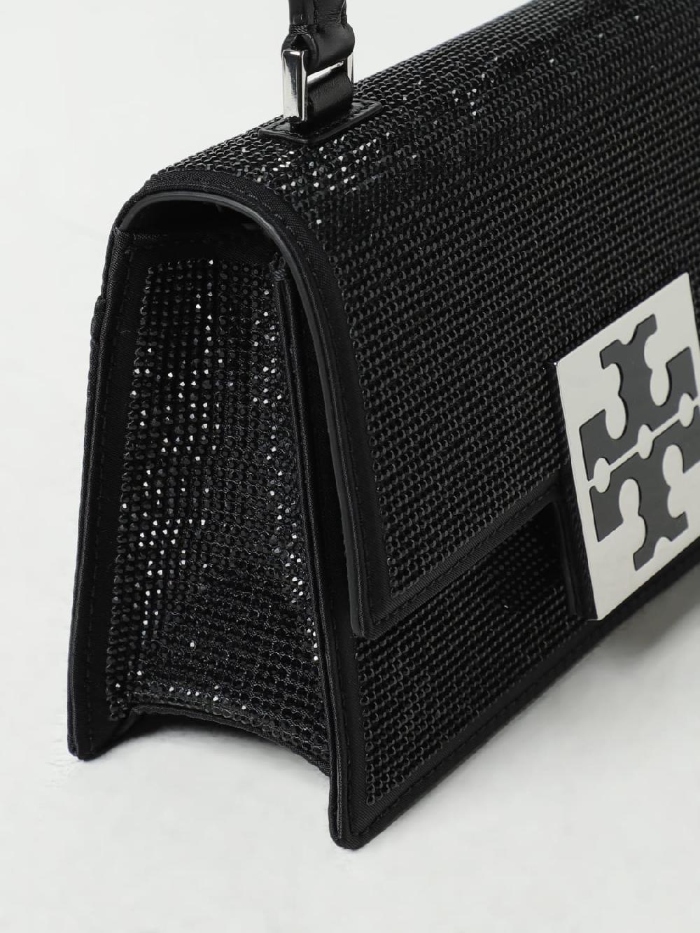Giglio Borsa Bon Bon Tory Burch In Tessuto Con Strass All Over