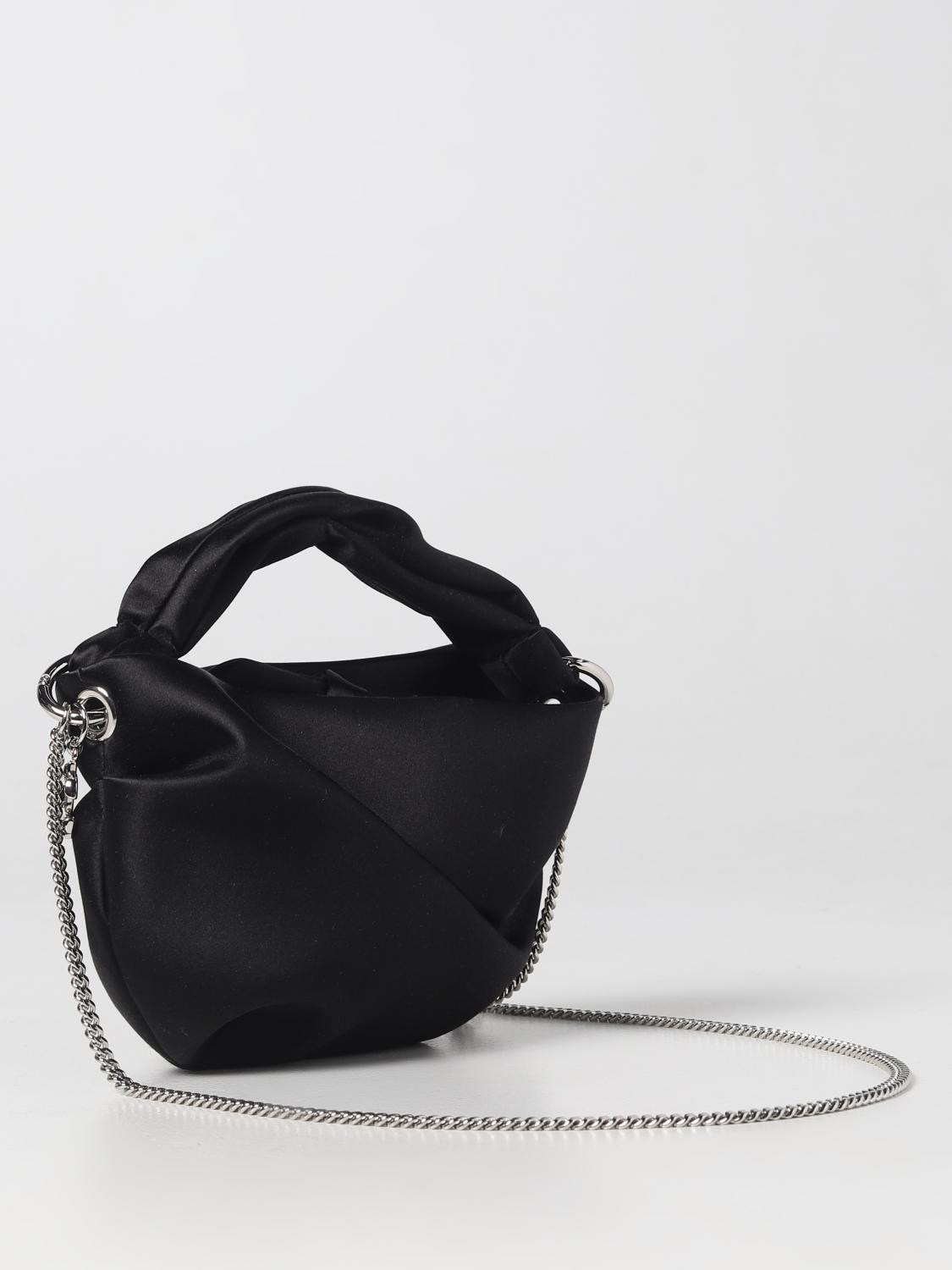 Giglio Borsa Bonny Jimmy Choo In Satin Con Manico Intrecciato