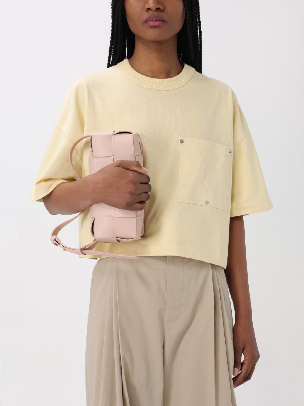 Giglio Borsa Brick Cassette Bottega Veneta In Nappa Intrecciata