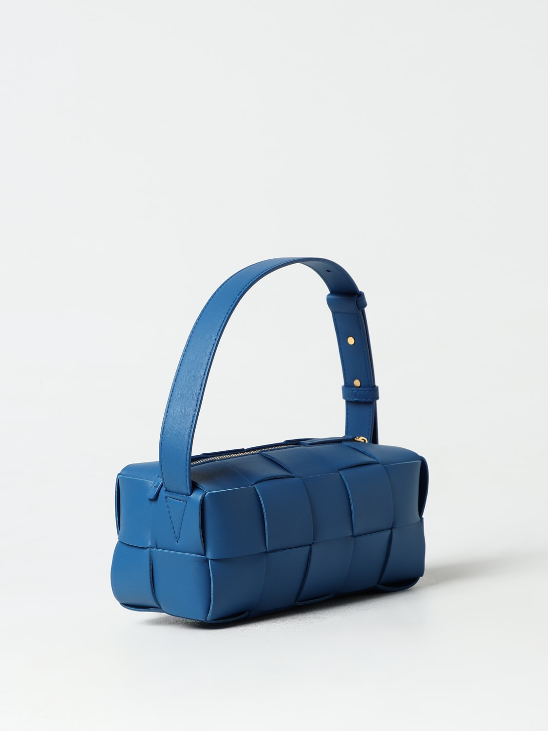 Giglio Borsa Brick Cassette Bottega Veneta In Nappa Intrecciata