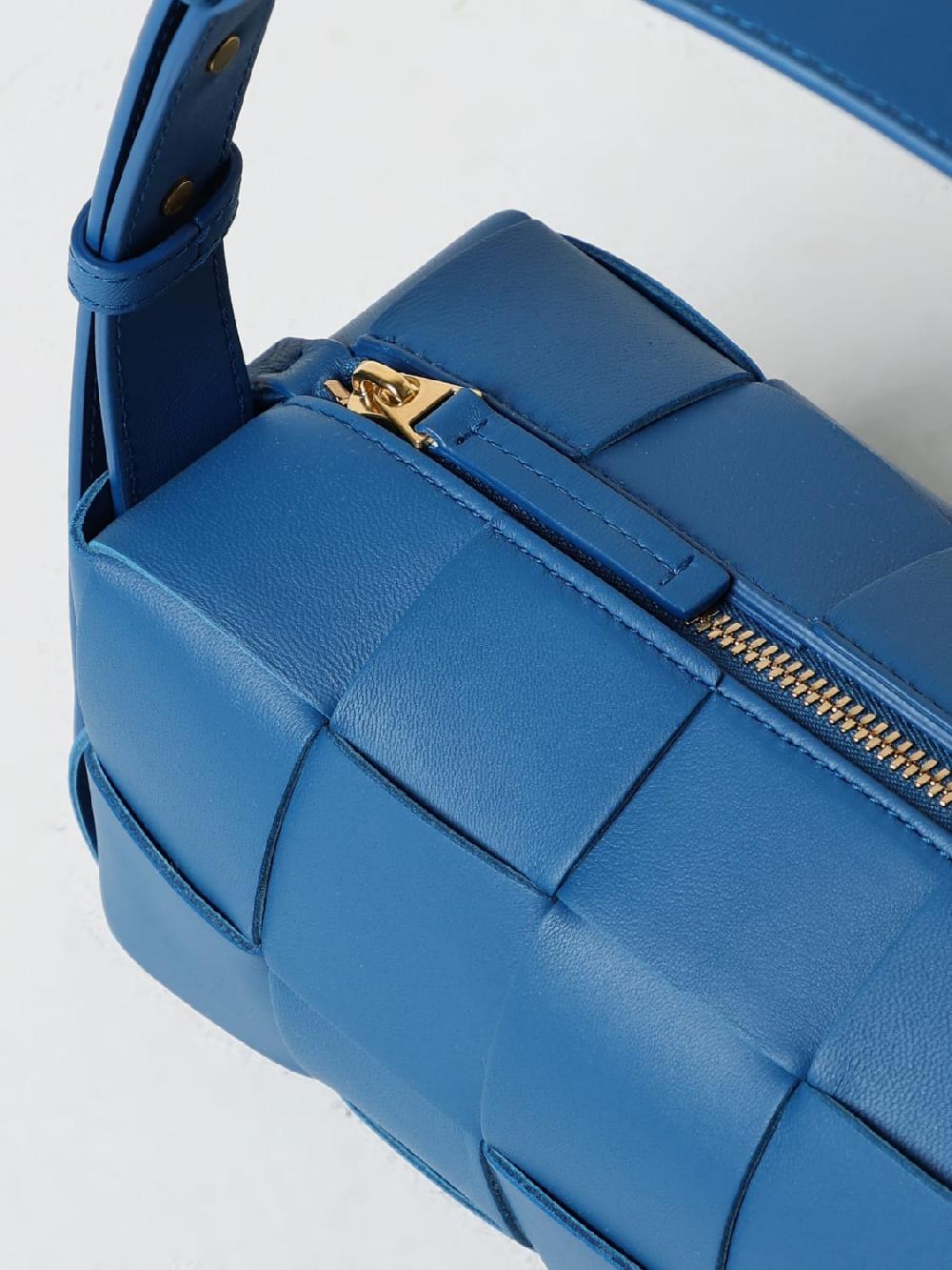 Giglio Borsa Brick Cassette Bottega Veneta In Nappa Intrecciata
