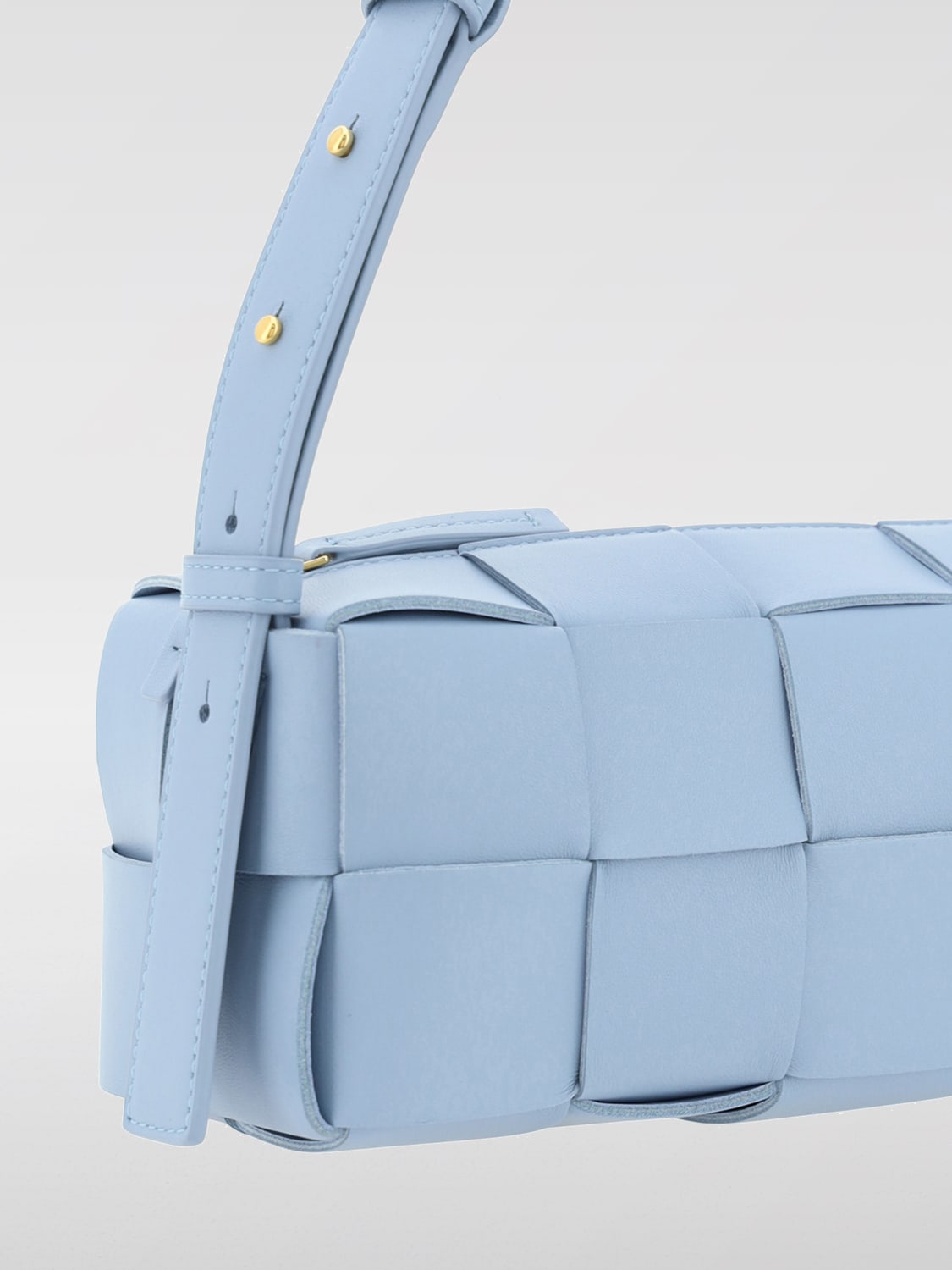 Giglio Borsa Brick Cassette Bottega Veneta In Pelle Intrecciata