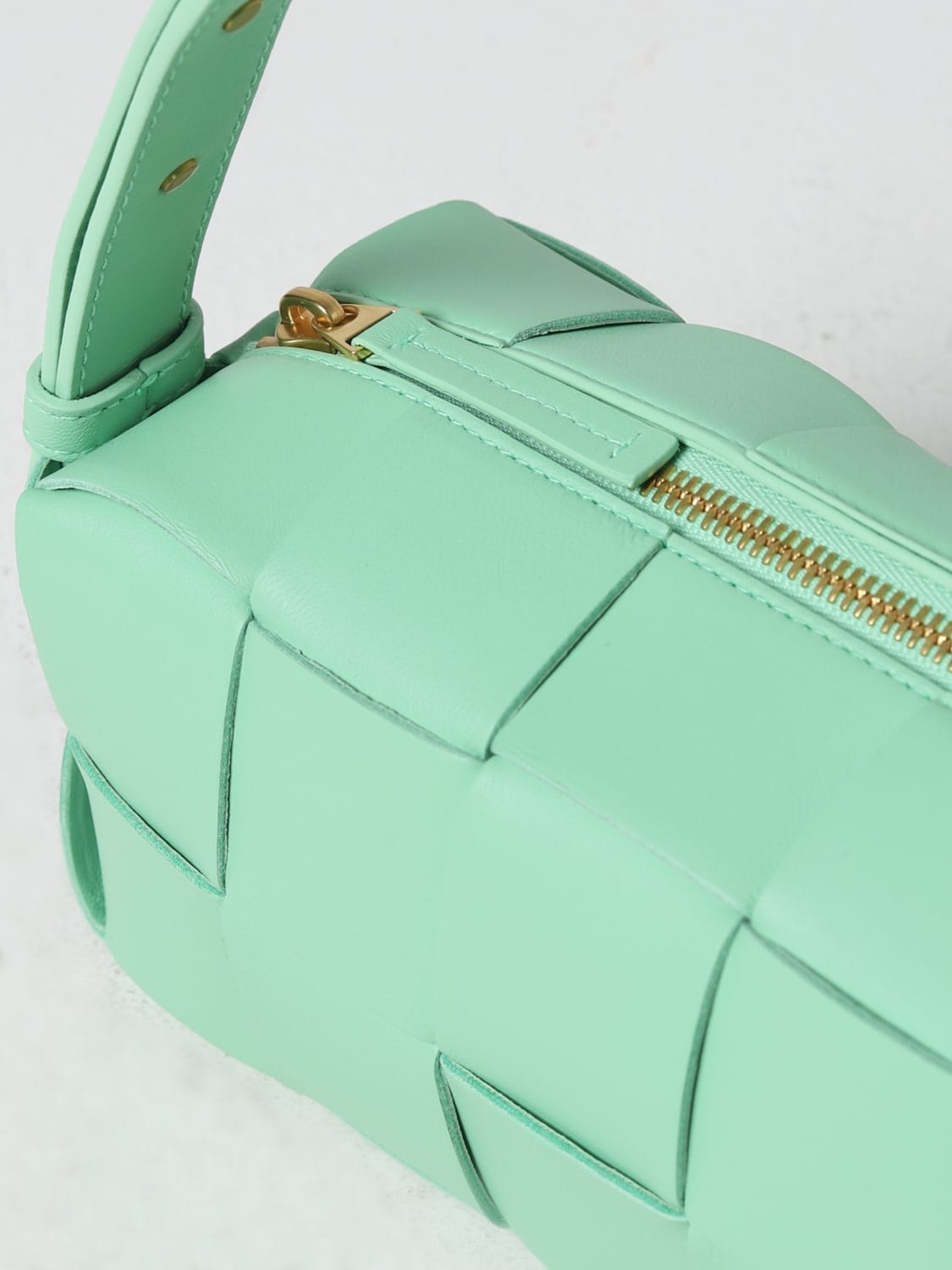 Giglio Borsa Brick Cassette Bottega Veneta In Pelle Intrecciata