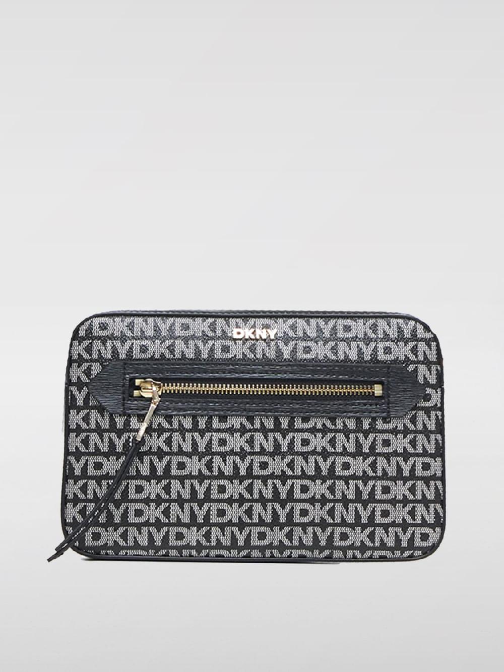 Giglio Borsa Bryant Ave Camera Dkny in cotone spalmato con monogram all over