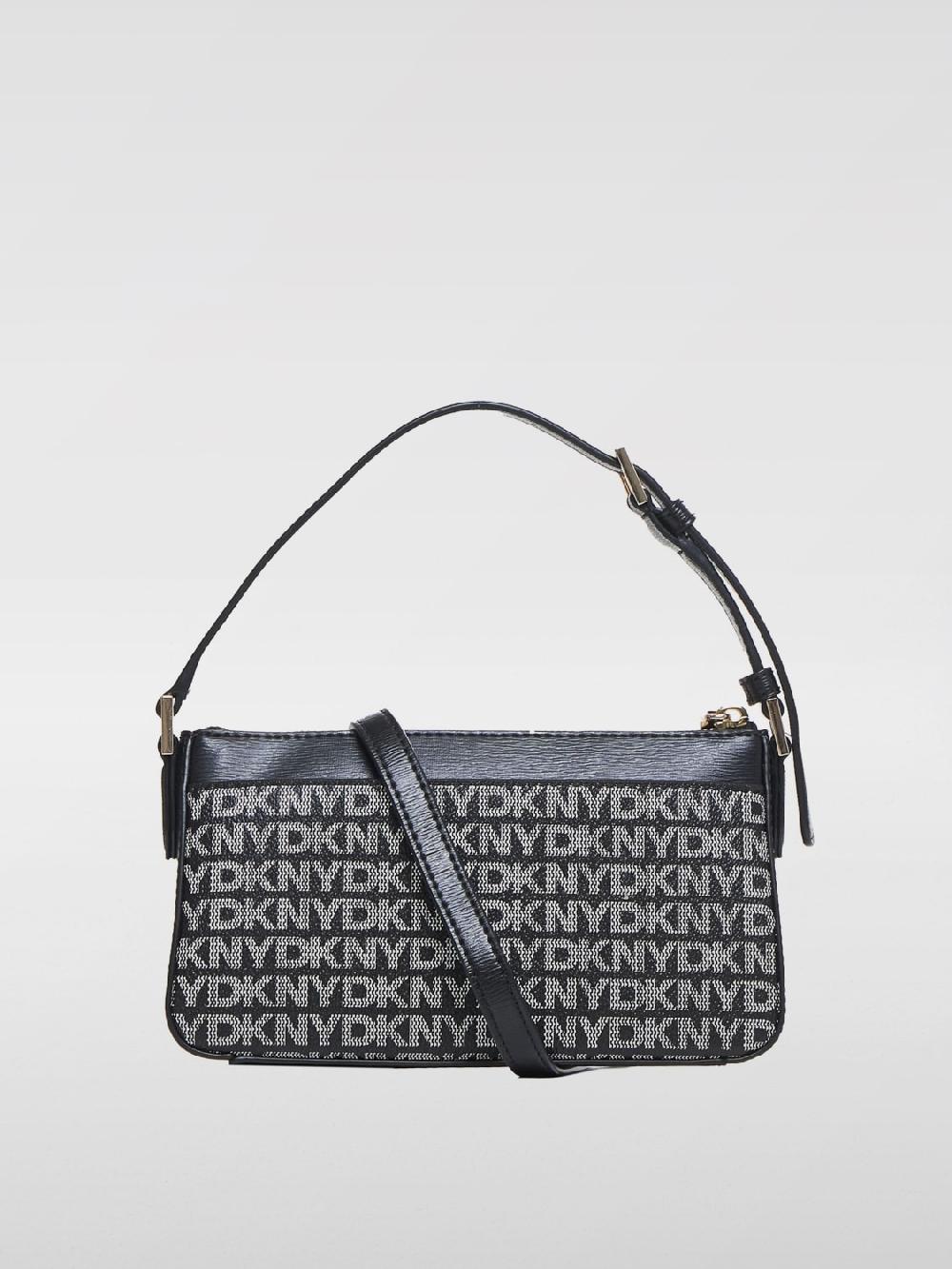 Giglio Borsa Bryant Ave Dkny In Cotone Spalmato A Grana Opaca Con Logo All Over
