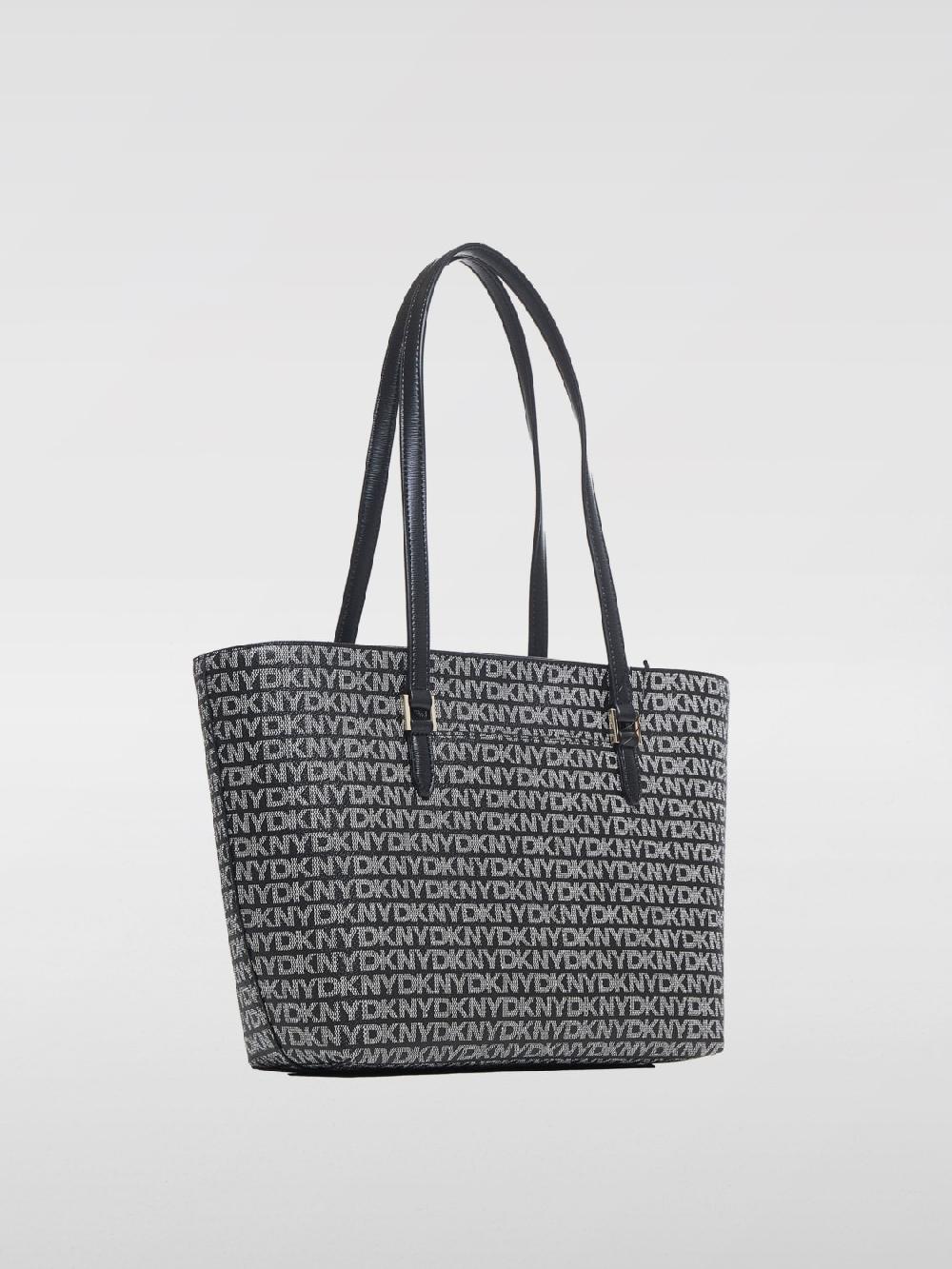 Giglio Borsa Bryant Dkny In Cotone Spalmato Con Logo All Over