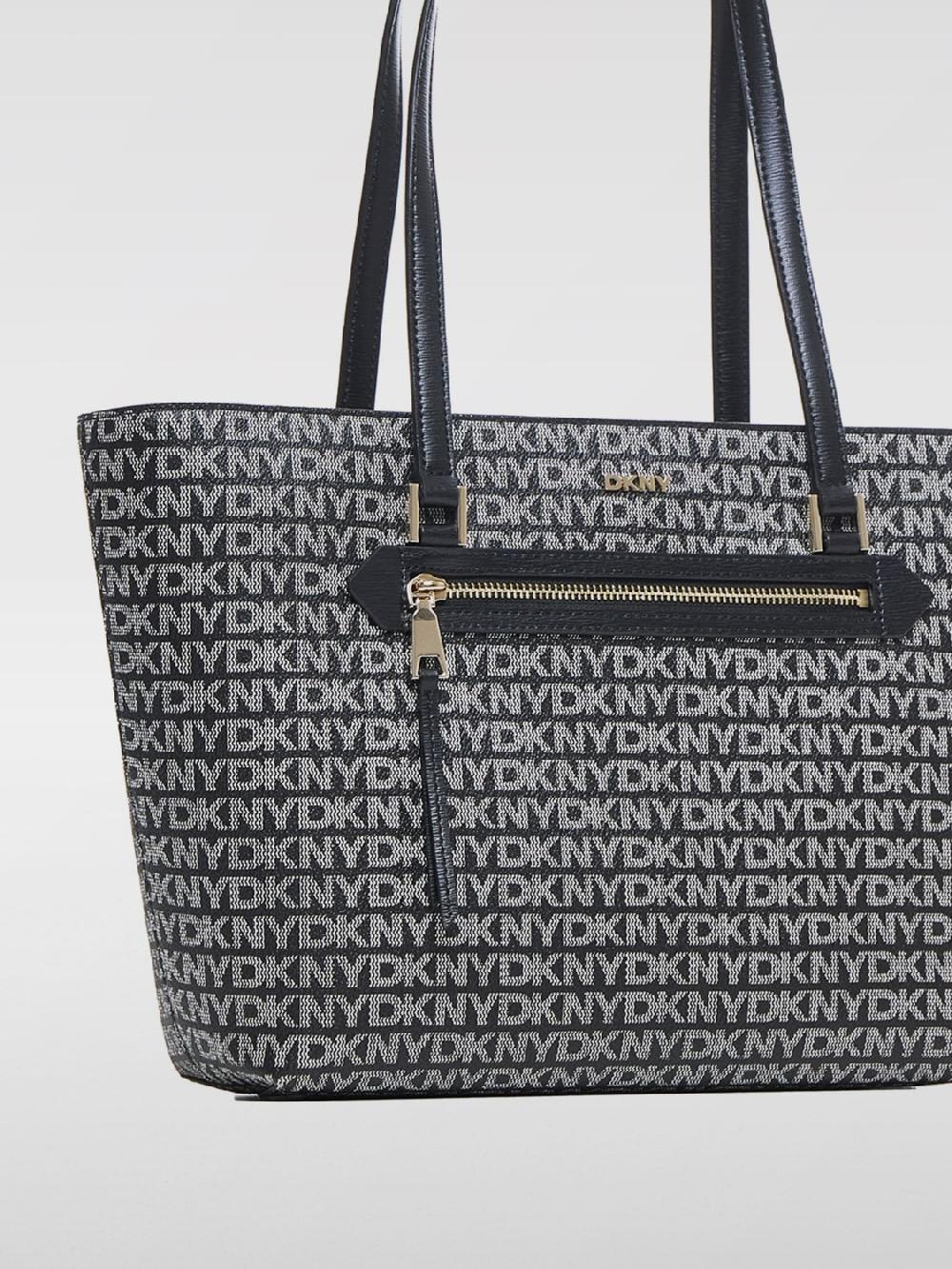 Giglio Borsa Bryant Dkny In Cotone Spalmato Con Logo All Over