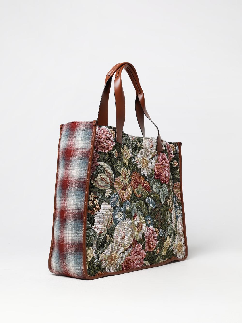 Giglio Borsa Cabas Maison Margiela In Feltro Di Lana Vergine Jacquard