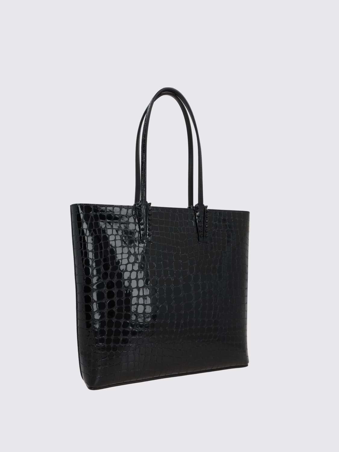 Giglio Borsa Cabata Christian Louboutin In Pelle Stampa Cocco