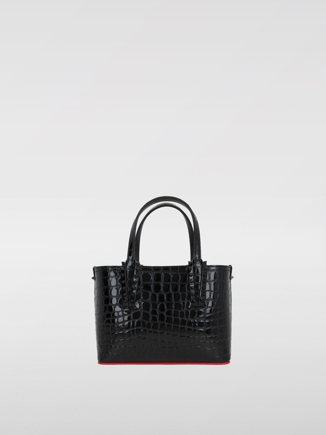 Giglio Borsa Cabata Christian Louboutin in pelle stampa cocco