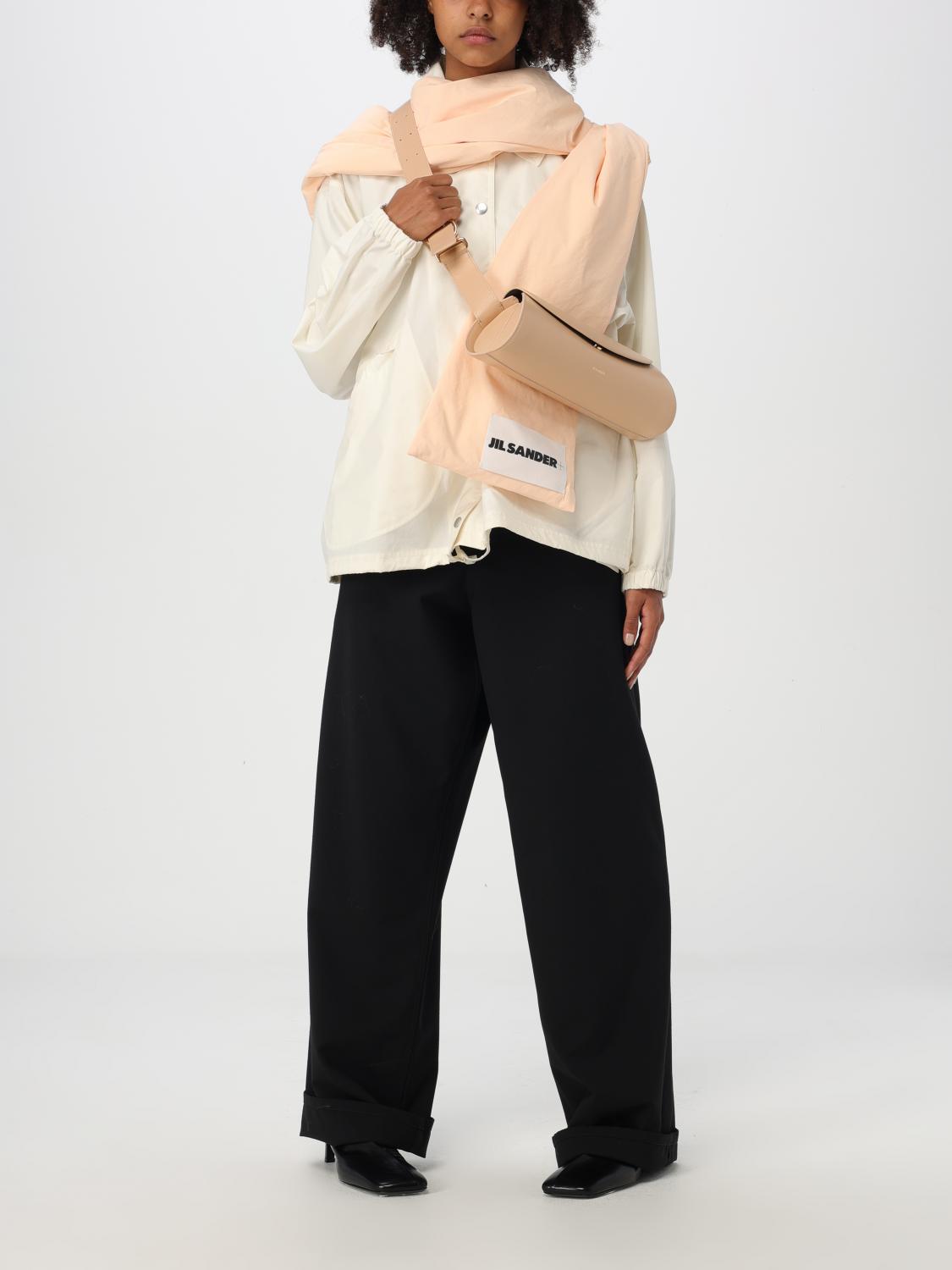 Giglio Borsa Cannolo Jil Sander In Pelle Palmellata
