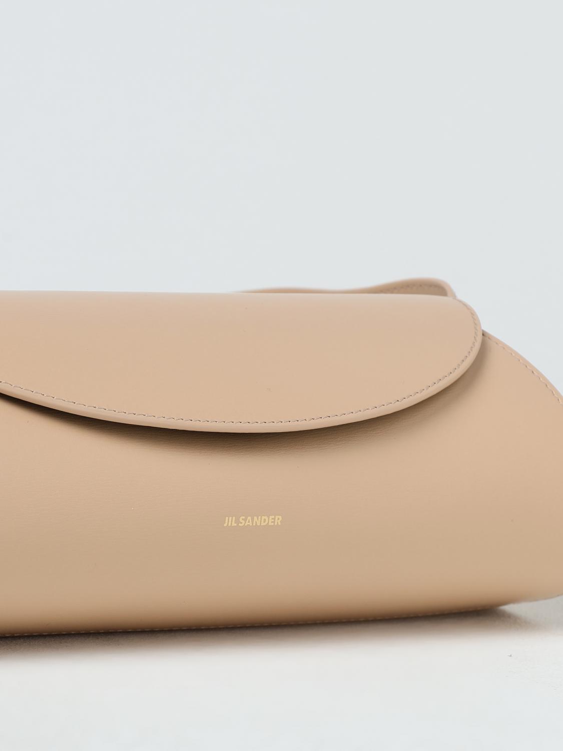 Giglio Borsa Cannolo Jil Sander In Pelle Palmellata