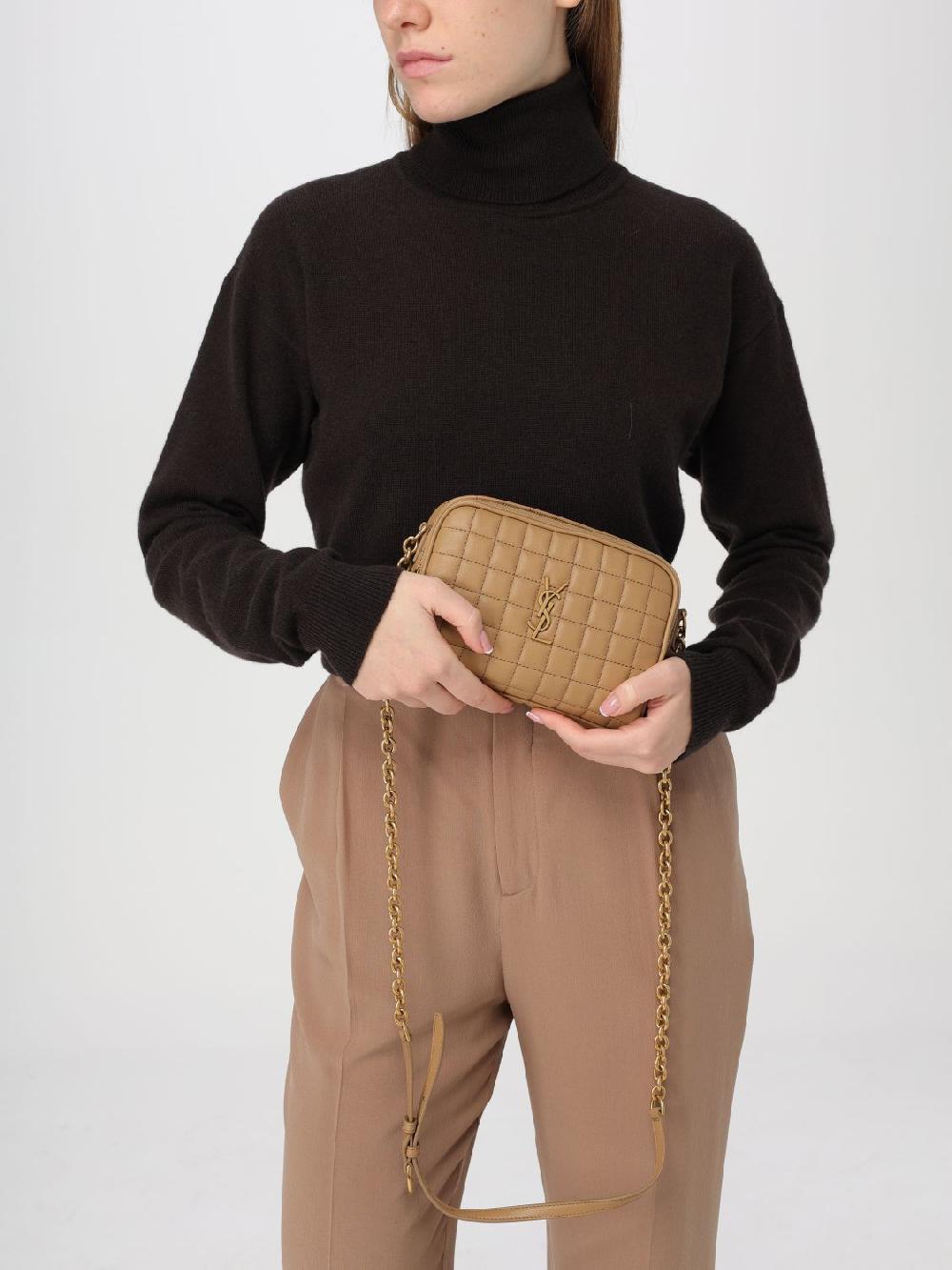 Giglio Borsa Cassandre Saint Laurent In Nappa Trapuntata