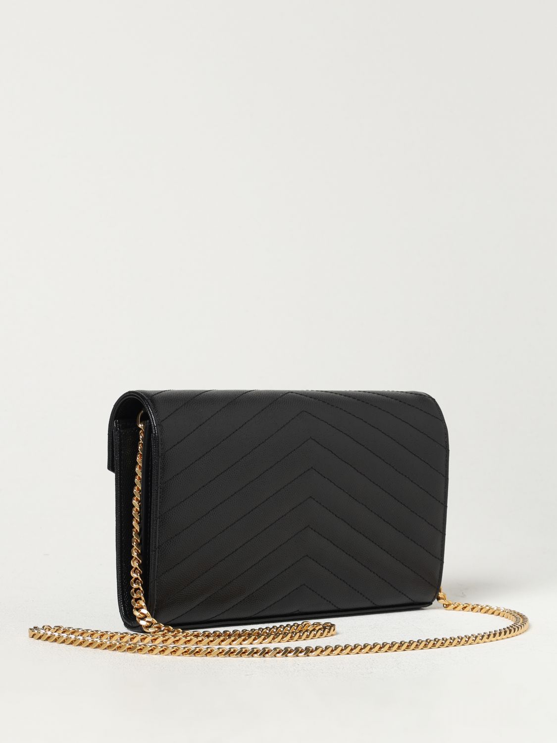 Giglio Borsa Cassandre Saint Laurent In Pelle Grain De Poudre