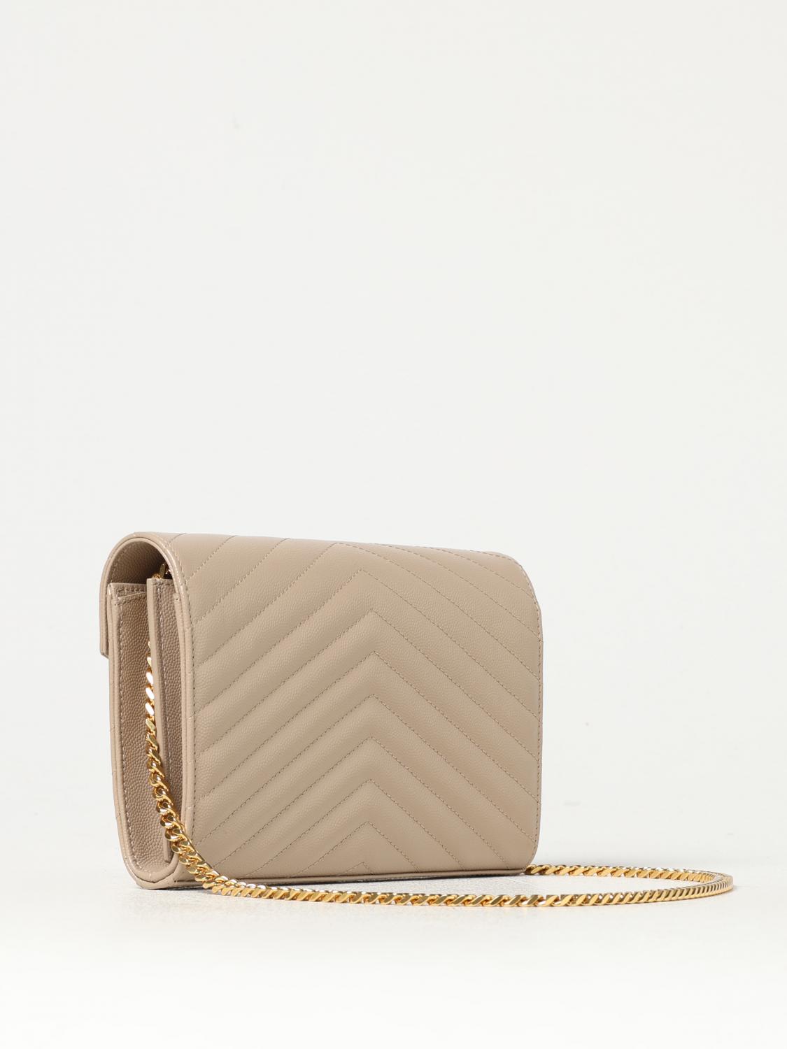 Giglio Borsa Cassandre Saint Laurent In Pelle Grain De Poudre